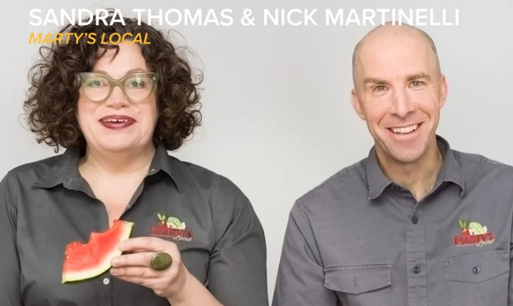 Nick Martinelli and Sandra Thomas
