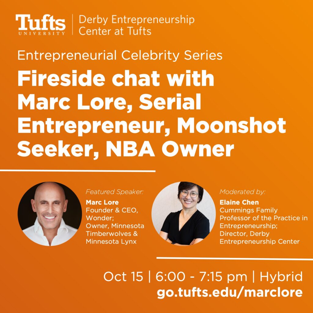 Marc Lore Fireside Chat Derby Entrepreneurship Center October 15 2024