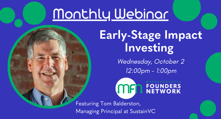 MFN October 2024 webinar Early Stage Impact Investing