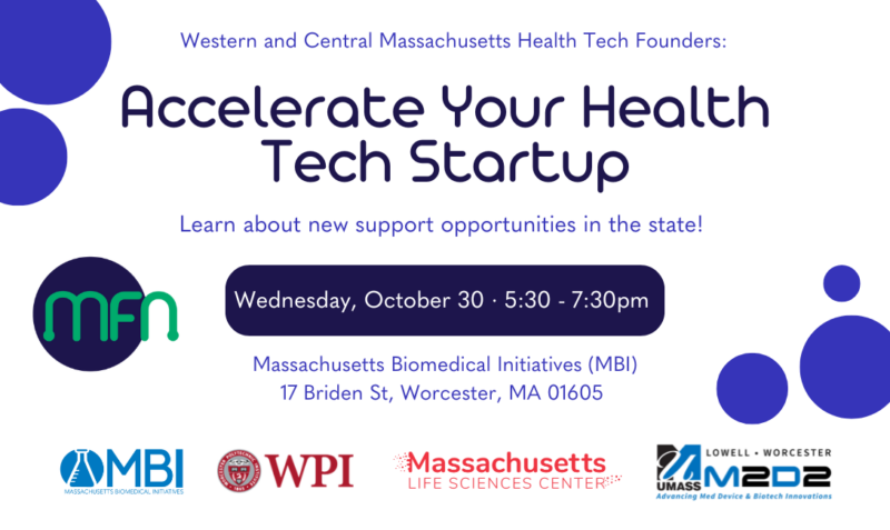 Accelerate your health tech startup on Wednesday, October 30