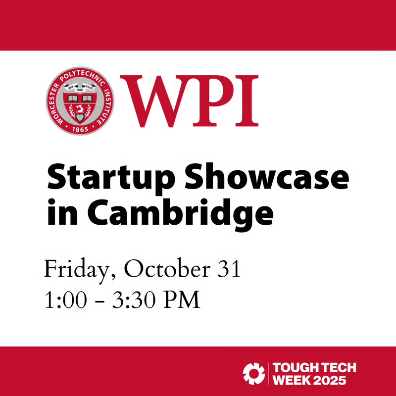 WPI Startup Showcase 2025