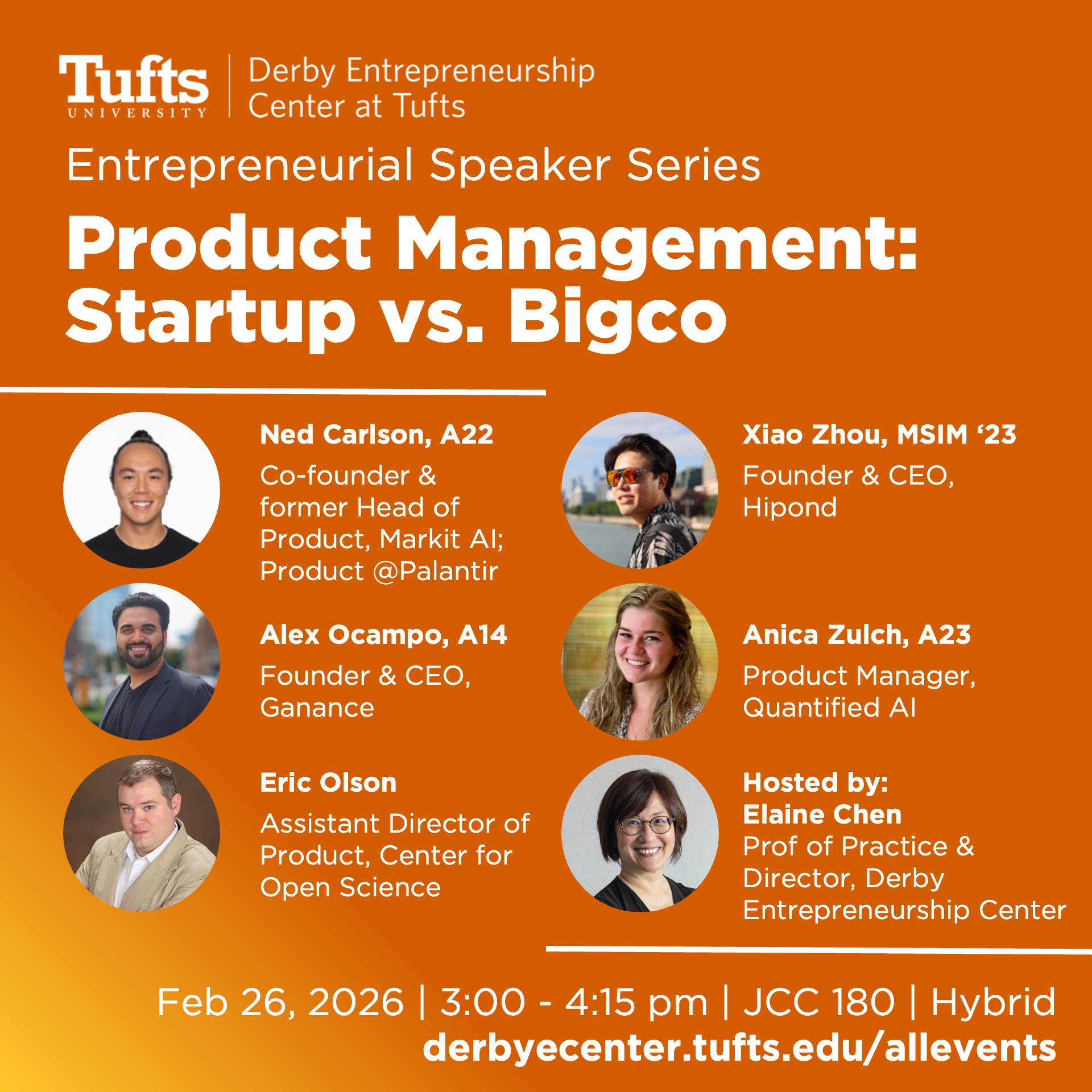 Tufts Product Management Panel February 2026